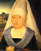 Hans Memling Portrait of an Old Woman oil painting artist